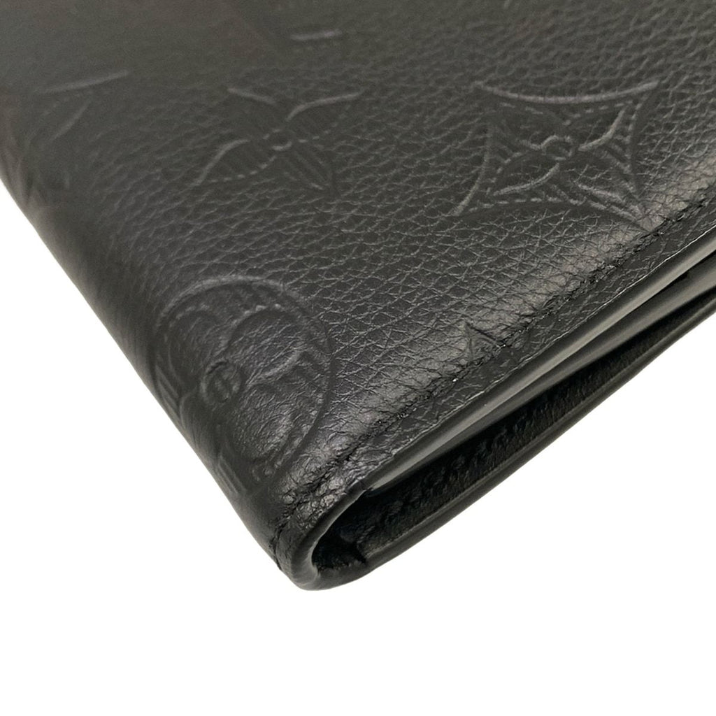 Louis Vuitton Trifold Wallet Monogram Shadow Victor Noir Leather Cowhide — view 7