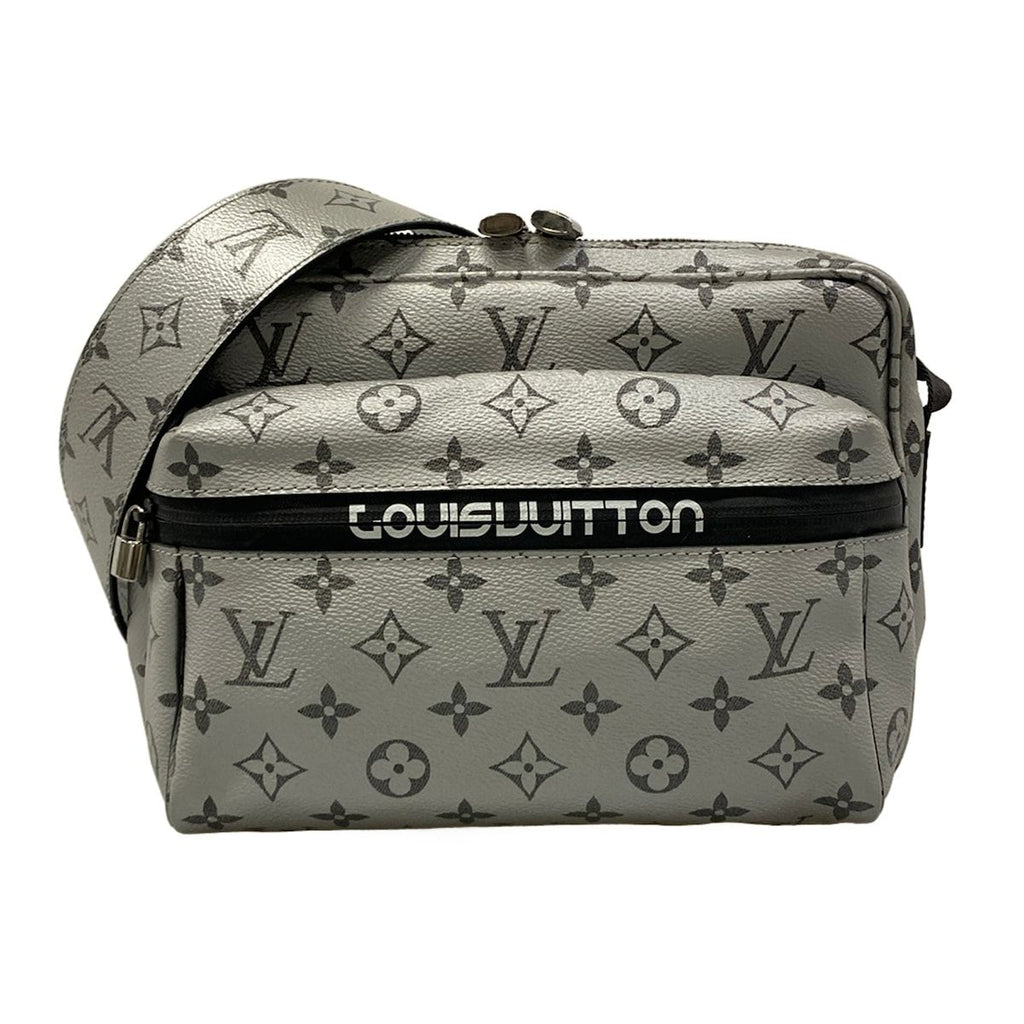 Louis Vuitton Shoulder Bag Monogram Reflective Messenger PM Silver