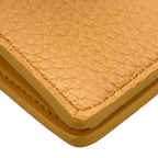 Louis Vuitton Wallet Capucines LV Vertical Hazelnut Bran Leather Cowhide — view 6