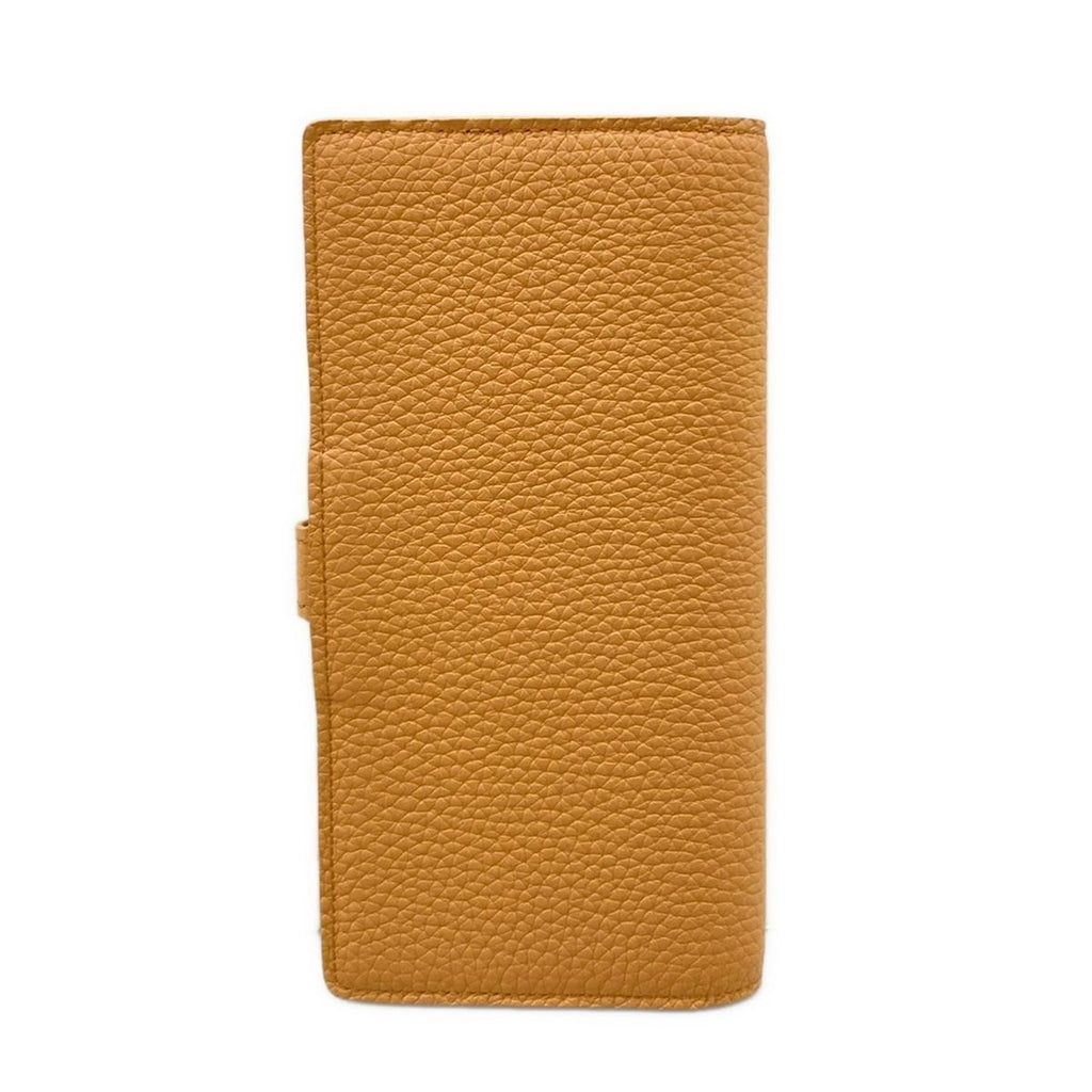 Louis Vuitton Wallet Capucines LV Vertical Hazelnut Bran Leather Cowhide — view 2