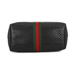 Gucci Tote Ophidia GG Supreme Giglio Large Web 2-Way Shoulder Black — view 3