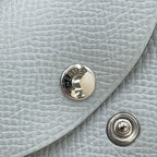 Hermes Card Case Calvi Blue Glacier Silver Epsom Business — view 6