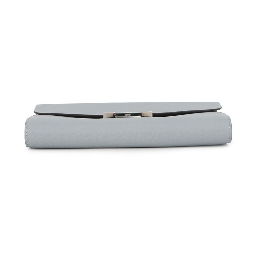 Hermes Wallet Constance Tougo Long Gris Perle Silver — view 3