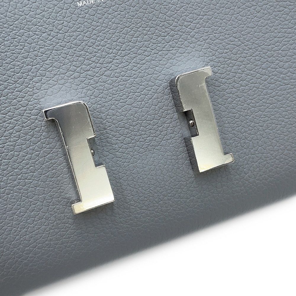 Hermes Wallet Constance Tougo Long Gris Perle Silver — view 6
