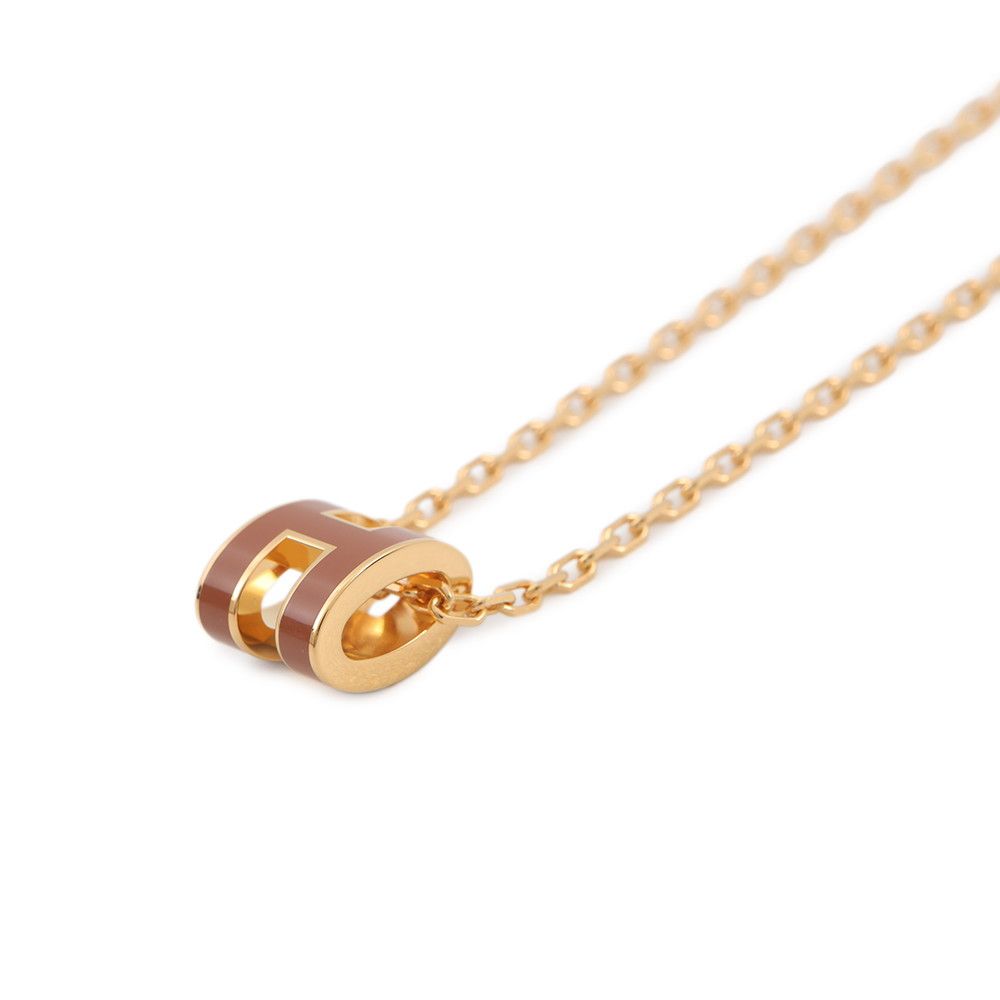 Hermes Necklace Mini Pop New Gold — view 2
