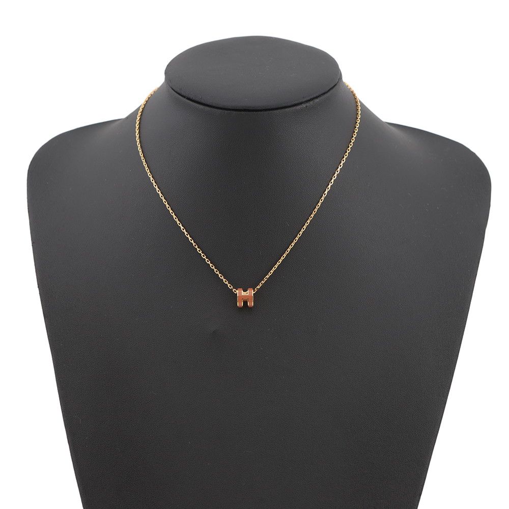 Hermes Necklace Mini Pop New Gold — view 4