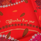 Hermes Scarf Carre 90 Flower Offering Offrandes D'un Jour Silk — view 7