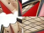 Louis Vuitton LV Trunk Clutch Leather Shoulder Bag Pochette Rouge Noir — view 9