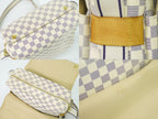 Louis Vuitton LV Naviglio Damier Azur Shoulder Bag White Gray — view 7