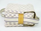 Louis Vuitton LV Naviglio Damier Azur Shoulder Bag White Gray — view 4