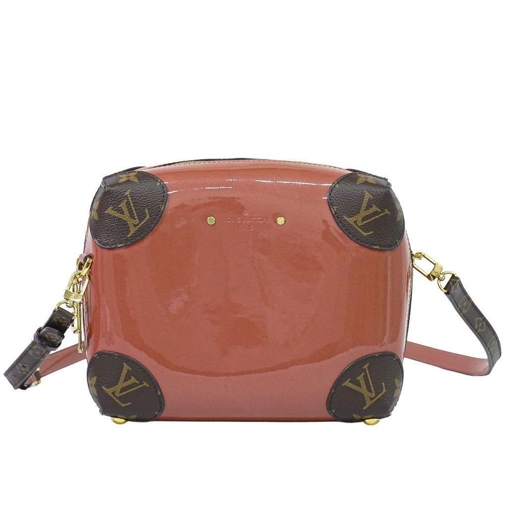 Louis Vuitton LV Venice Vernis Miroir Monogram Shoulder Bag Pochette Ville Rose