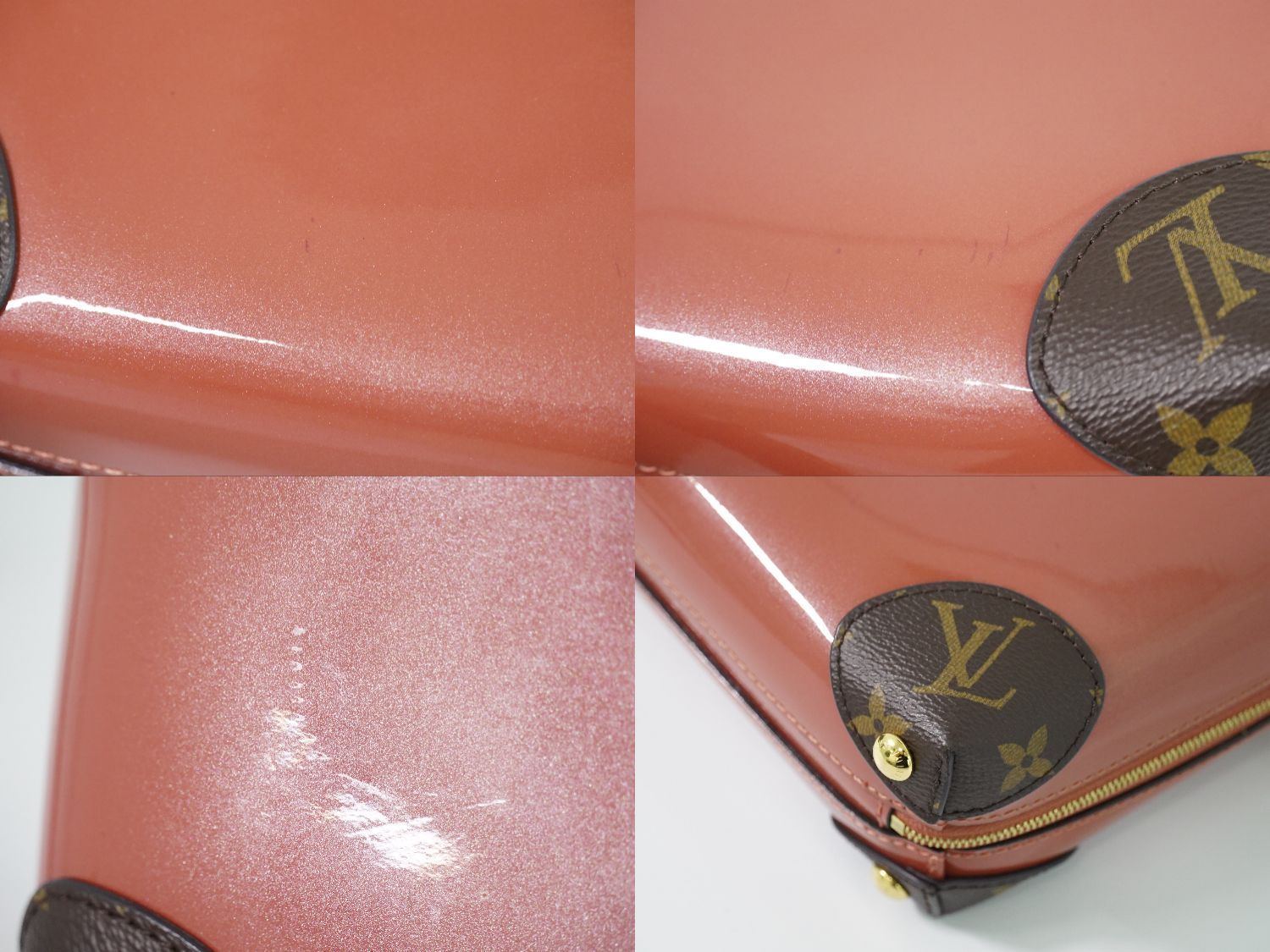 Louis Vuitton LV Venice Vernis Miroir Monogram Shoulder Bag Pochette Ville Rose — view 7