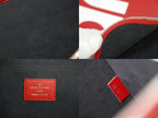 Louis Vuitton LV Supreme Pochette Jour GM Epi Leather Clutch Red White — view 9