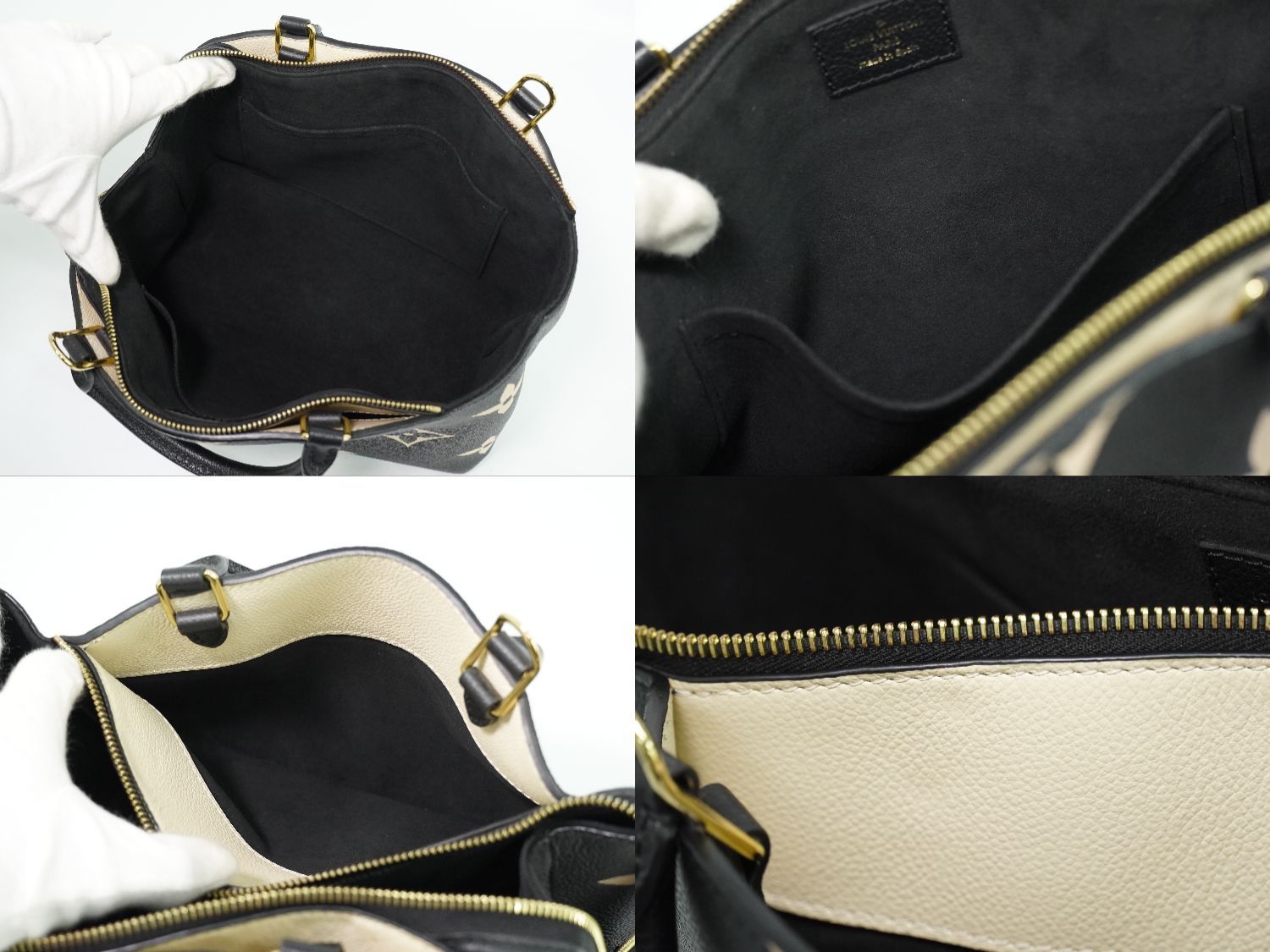 Louis Vuitton LV Petit Palais PM Bicolor Monogram Empreinte Leather 2-Way — view 8