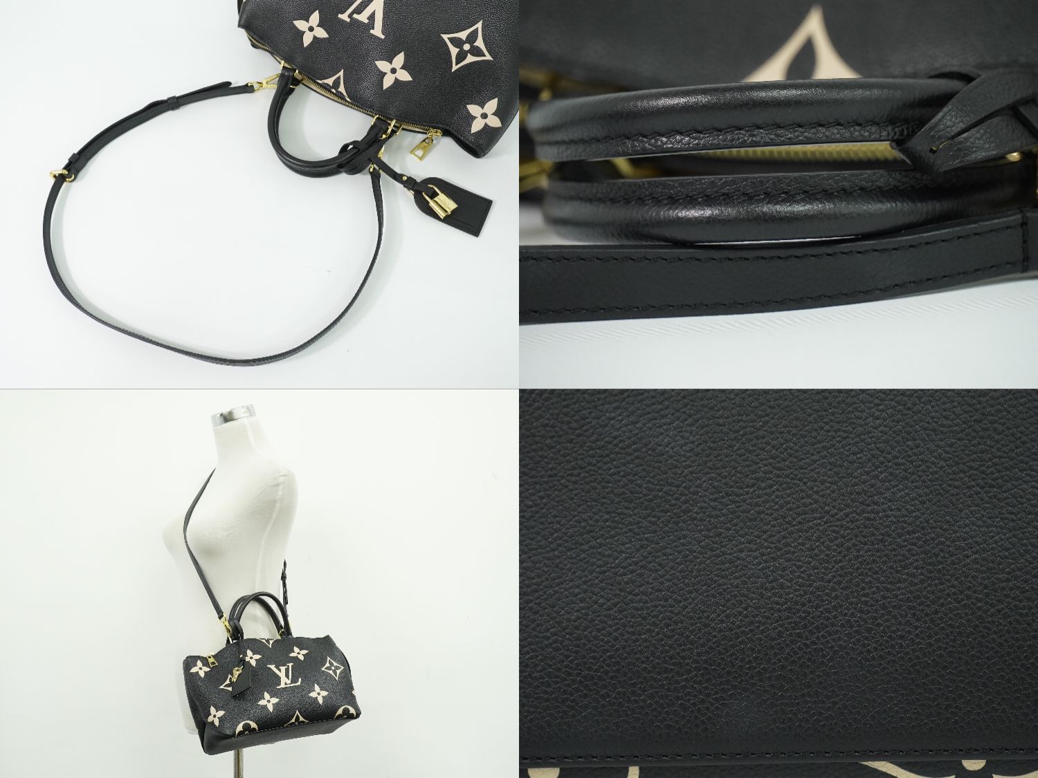 Louis Vuitton LV Petit Palais PM Bicolor Monogram Empreinte Leather 2-Way — view 6