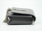 Saint Laurent YSL Kate Tassel Chain Shoulder Bag Pochette Leather Gray — view 4