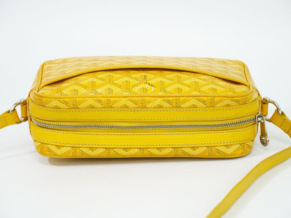 Goyard Cup Vert PM Shoulder Bag Pochette Yellow — view 5
