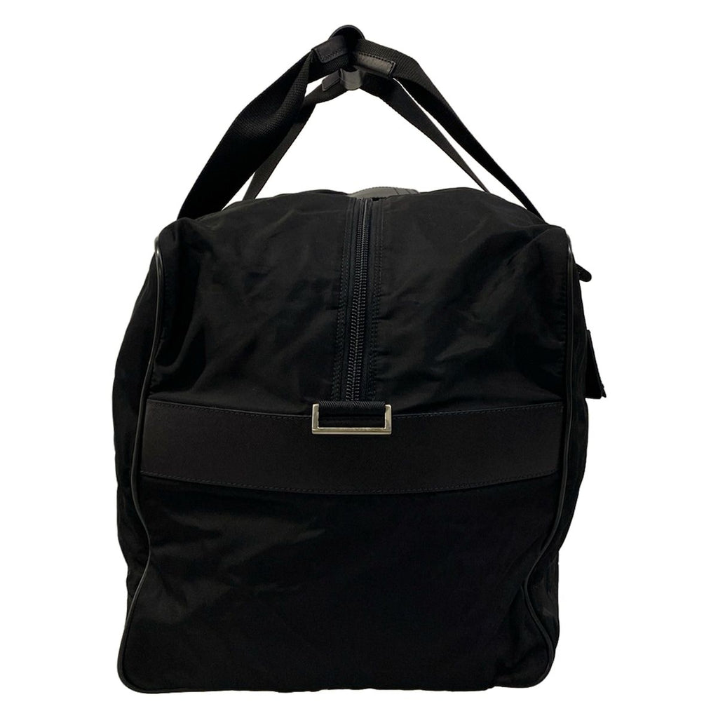 Prada Boston Bag Black No Lock Leather — view 2