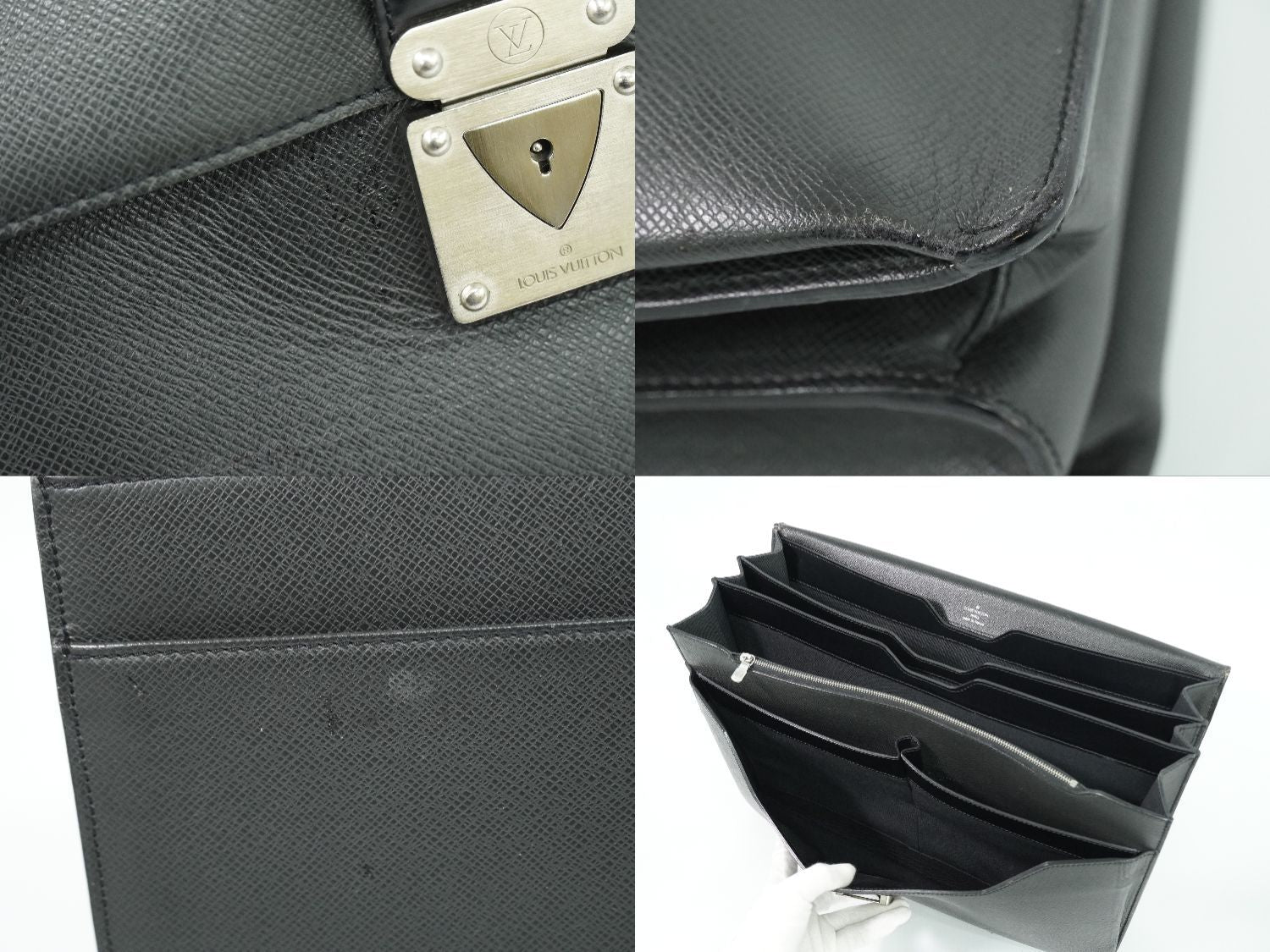 Louis Vuitton LV Robusto 3 Epi Leather Business Bag Handbag Ardoise — view 8