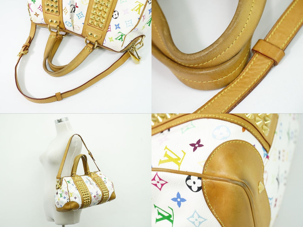 Louis Vuitton LV Courtney MM Monogram Multicolor Takashi Murakami 2-Way Handbag — view 6