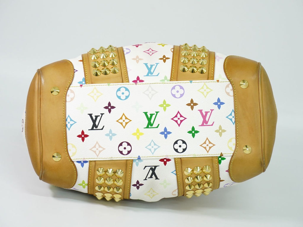 Louis Vuitton LV Courtney MM Monogram Multicolor Takashi Murakami 2-Way Handbag — view 3