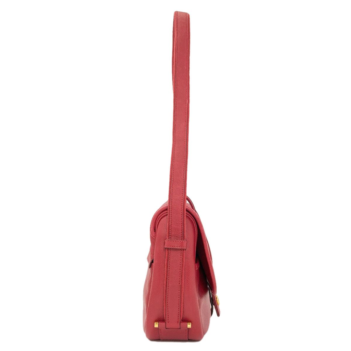 Hermes Noumea Gold Shoulder Bag Courchevel — view 3