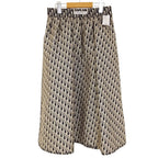 Dior Oblique Technical Taffeta Long Skirt 38 Navy — view 5