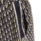 Dior Oblique Technical Taffeta Long Skirt 38 Navy — view 7