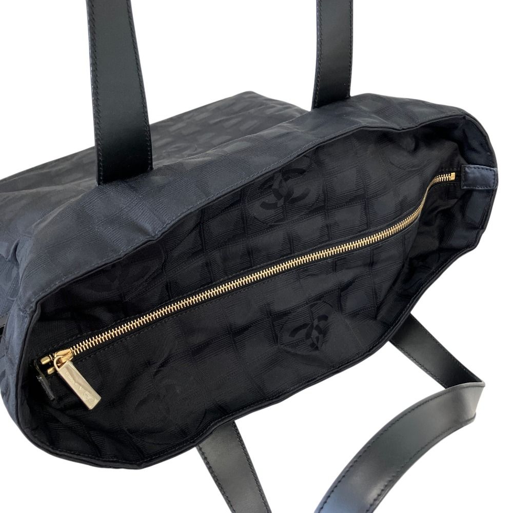 Chanel New Travel Line GM Tote Bag Black — view 7