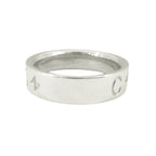 Celine Polished C Macadam Ring Logo Vintage Silver — view 2