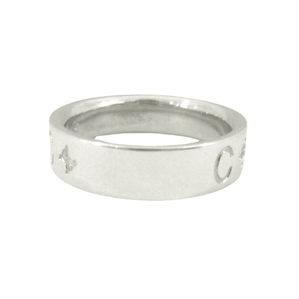 Celine Polished C Macadam Ring Logo Vintage Silver — view 2