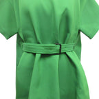 Dior Belted Mini Dress Runway Wear 38 Green — view 4