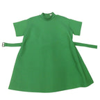 Dior Belted Mini Dress Runway Wear 38 Green — view 7