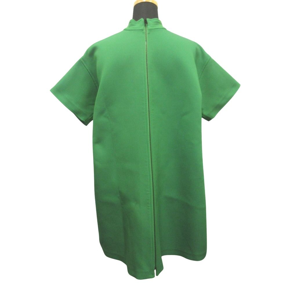 Dior Belted Mini Dress Runway Wear 38 Green — view 2