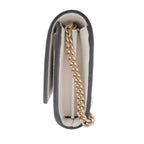 Gucci Jackie GG Supreme Canvas Wallet Chain Shoulder Beige White — view 3