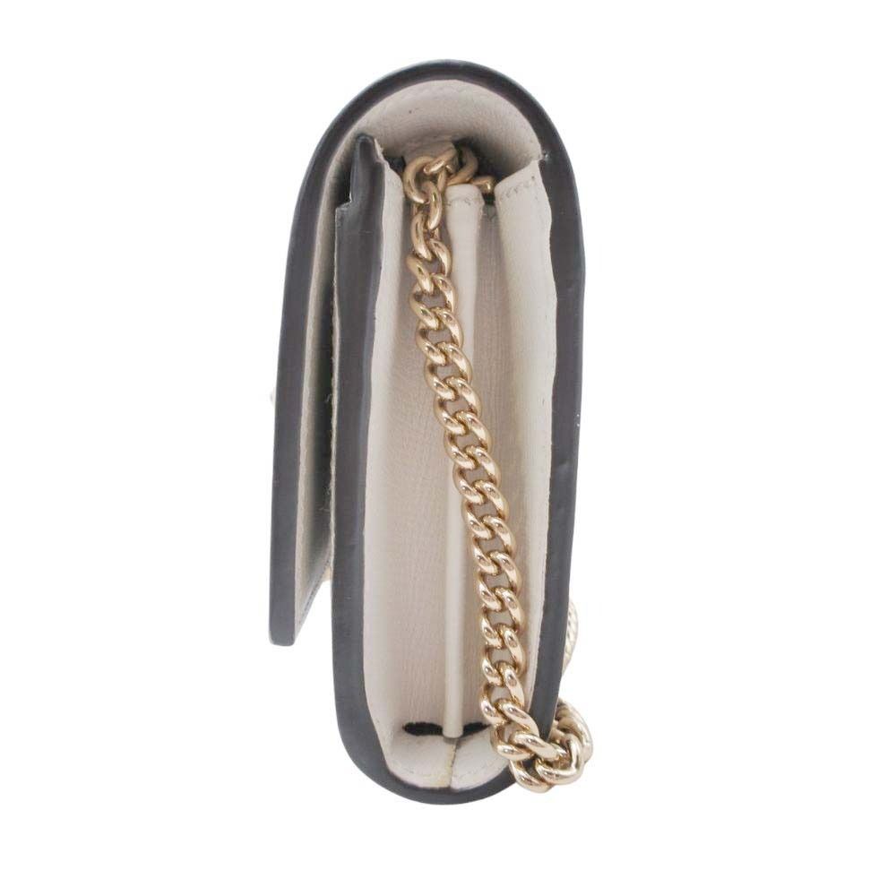 Gucci Jackie GG Supreme Canvas Wallet Chain Shoulder Beige White — view 3
