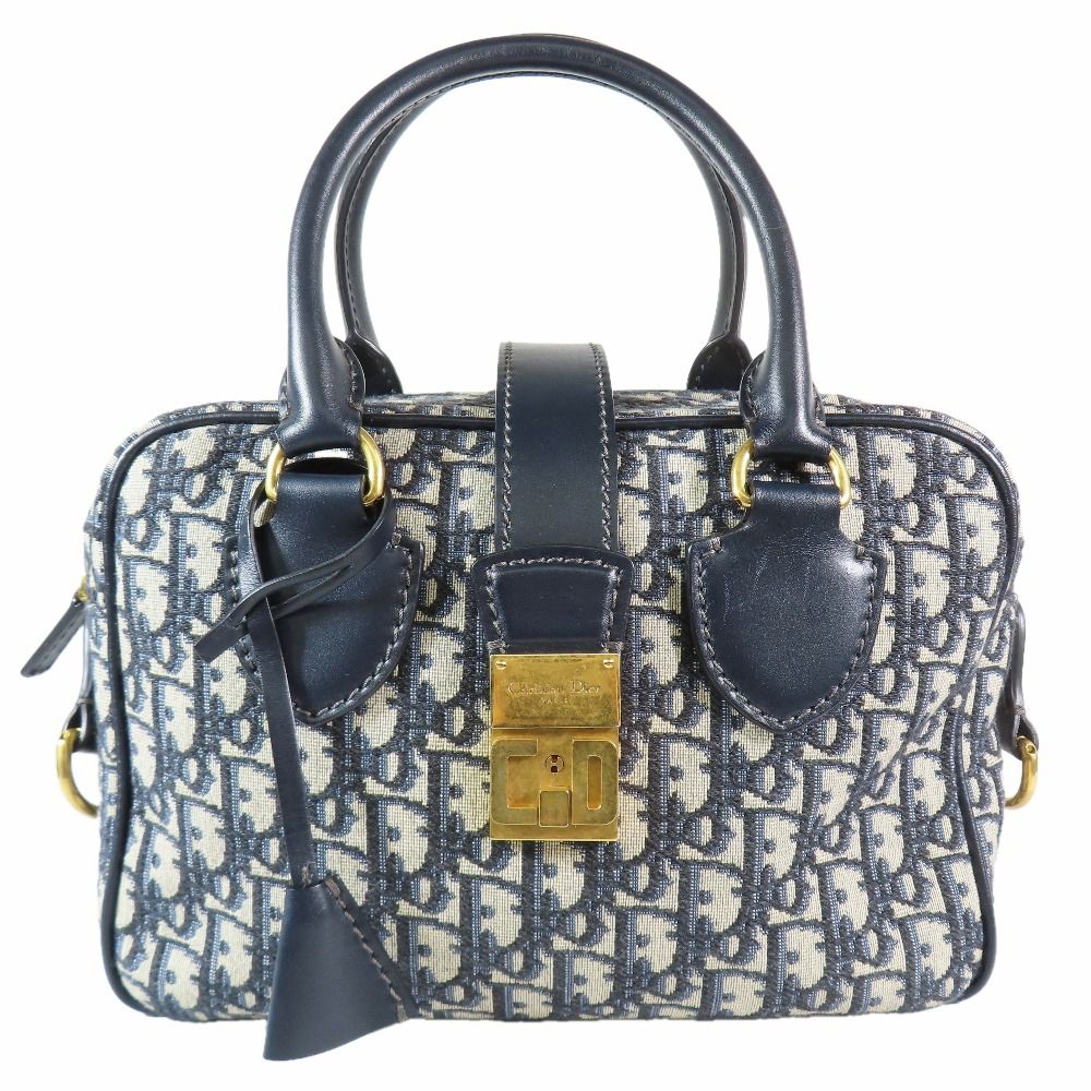 Dior 2-Way Shoulder Boston Oblique Small Bow Sling