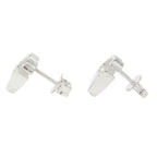 Gucci Polished Interlocking Earrings Silver — view 2