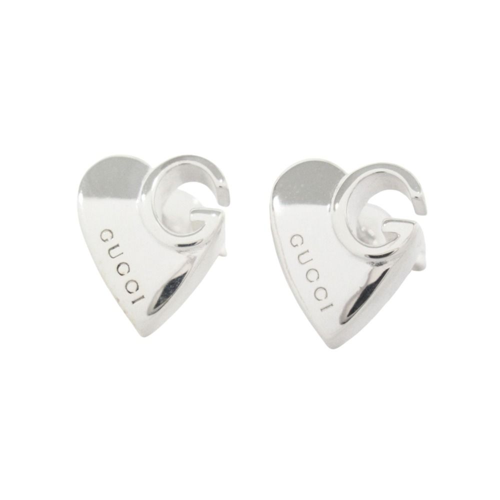 Gucci Polished Interlocking Earrings Silver