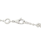 Gucci Polished Interlocking Flower Motif Necklace Silver — view 2