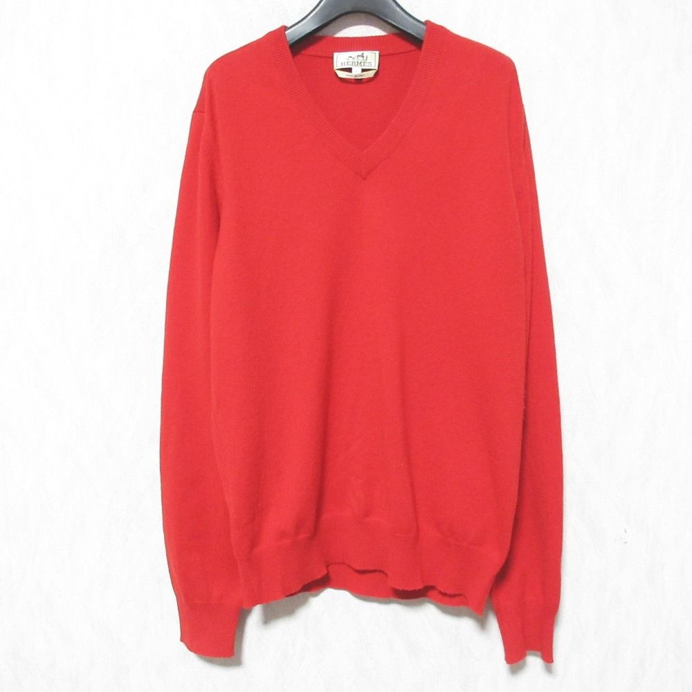 Hermes Neck Cashmere 100% Knit Sweater S