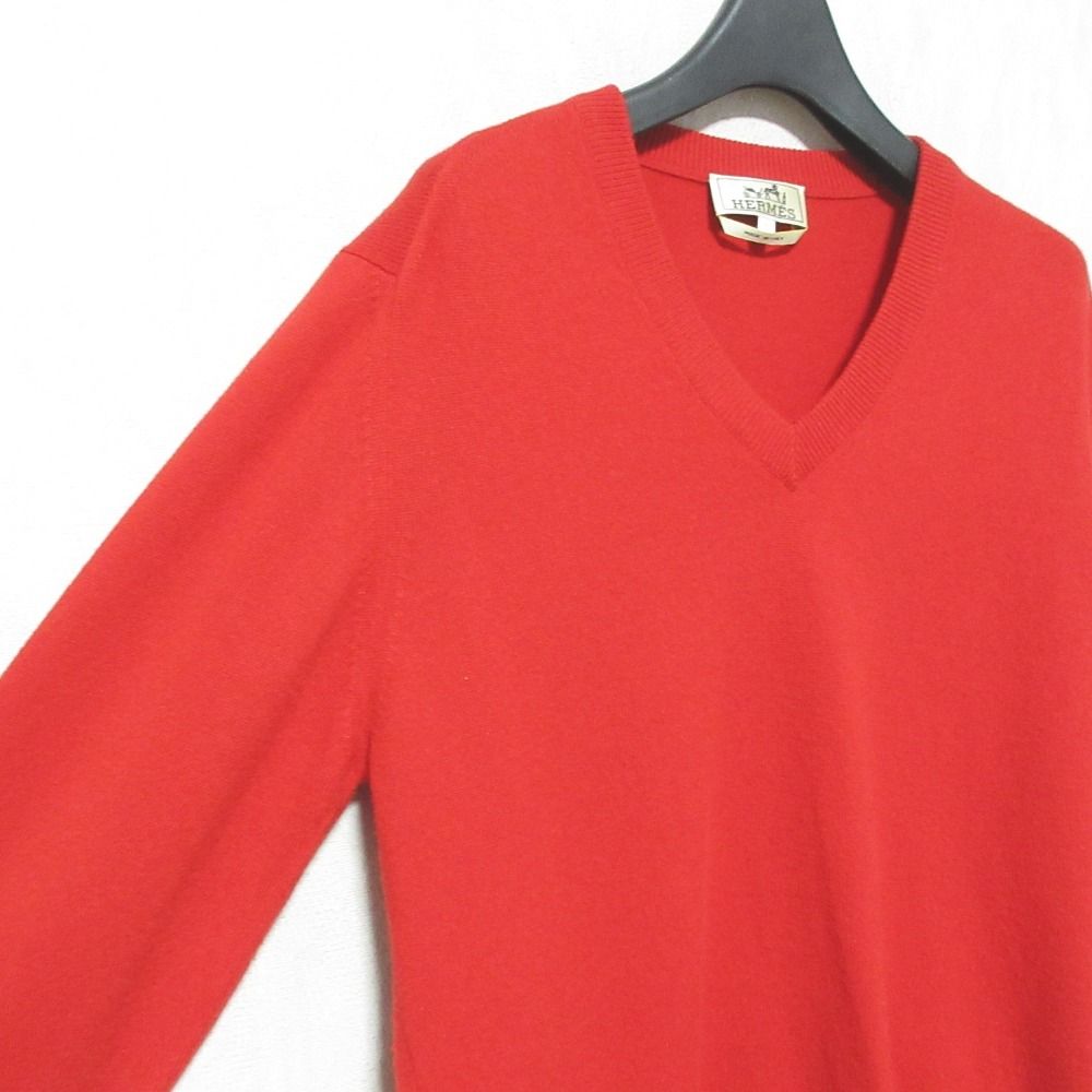 Hermes Neck Cashmere 100% Knit Sweater S — view 3