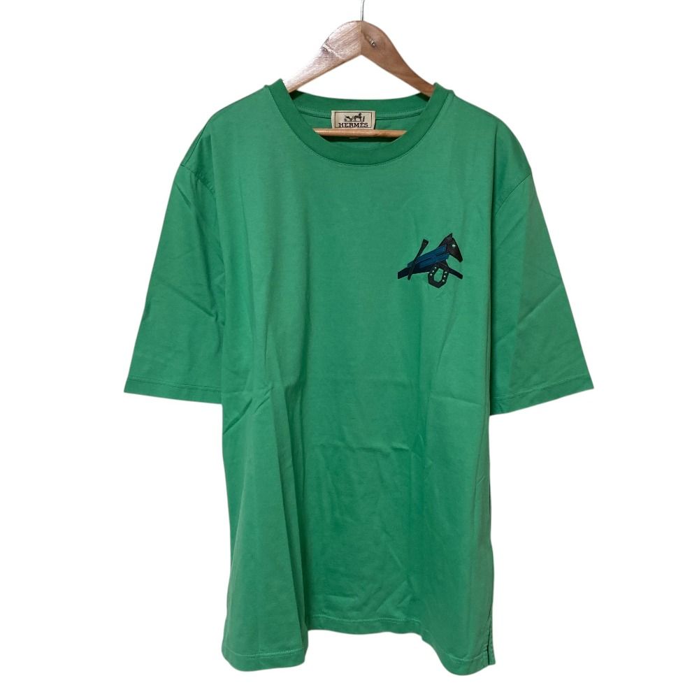 Hermes Puzzle Equestre T-Shirt L Green