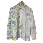 Hermes Puzzle Vegetal Series Button Shirt 39 White