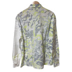 Hermes Puzzle Vegetal Series Button Shirt 39 White — view 2