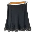 Dior Lace Trim Mini Skirt 38 Black — view 2