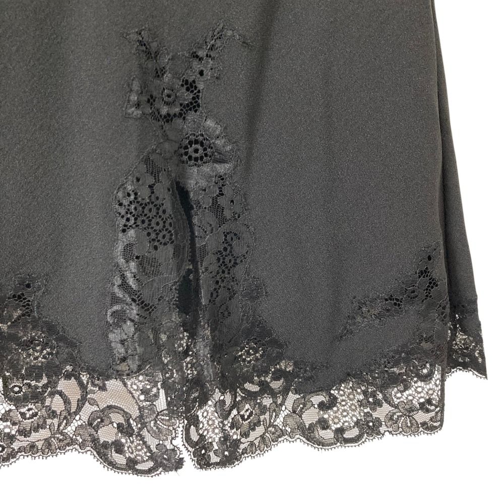Dior Lace Trim Mini Skirt 38 Black — view 5