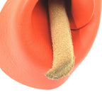 Loewe Color Lily Flower Motif Key Holder Leather Orange Black — view 4