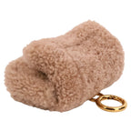 Fendi Nano Baguette Charm Mini Shoulder Bag Pink Beige — view 3