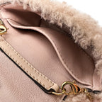 Fendi Nano Baguette Charm Mini Shoulder Bag Pink Beige — view 7